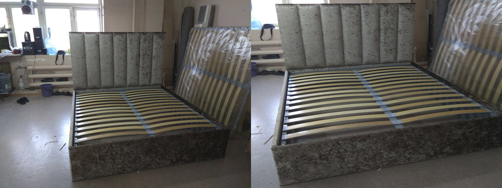 Перетяжка изголовья кровати в Ростове-на-Дону выгодно и оперативно Перетяжка изголовья кровати в Ростове-на-Дону - расчет стоимости по фото