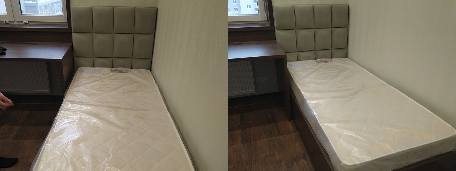 Перетяжка изголовья кровати в Ростове-на-Дону по разумной цене Перетяжка изголовья кровати в Ростове-на-Дону от опытных специалистов мастерской MebelProfi